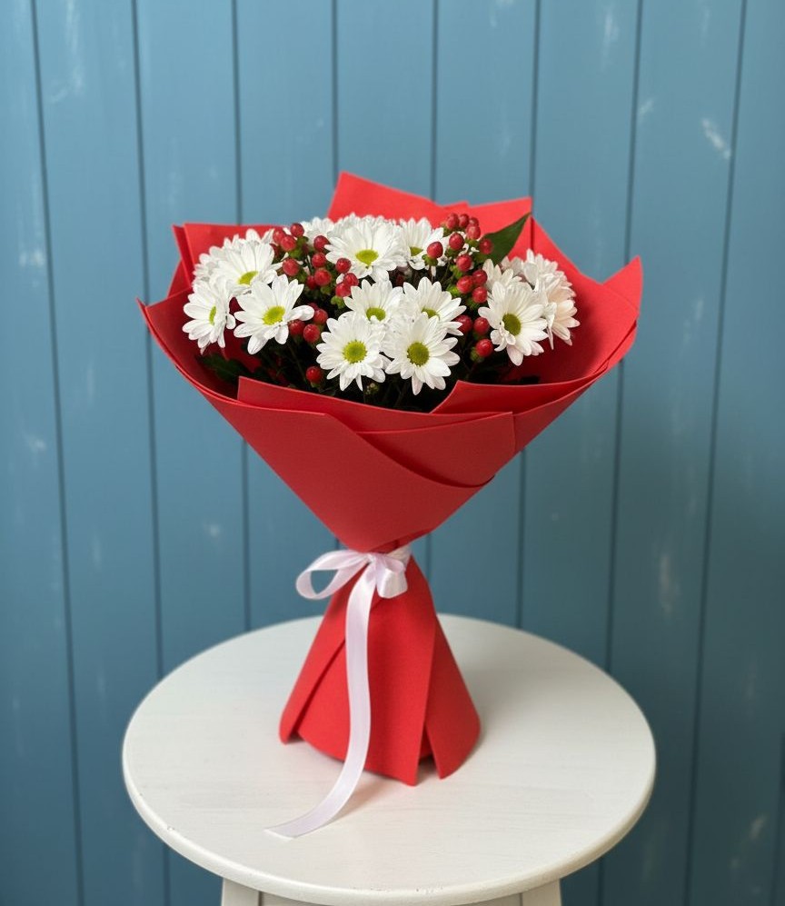 Букет цветов из: Хризантемы в Новогремяченском