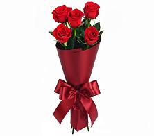 Букет 5 Красных роз Эдлесс Лав в Новогремяченском