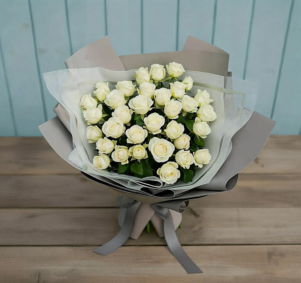 Букет Белоснежная нежность в Новогремяченском