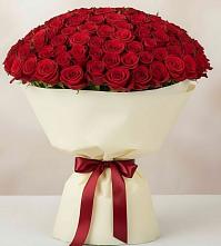 Букет 101 Красная роза Милано #REPLACE_PRED# Новогремяченском