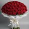 Букет 101 Красная роза Блэк Мэджик в Новогремяченском