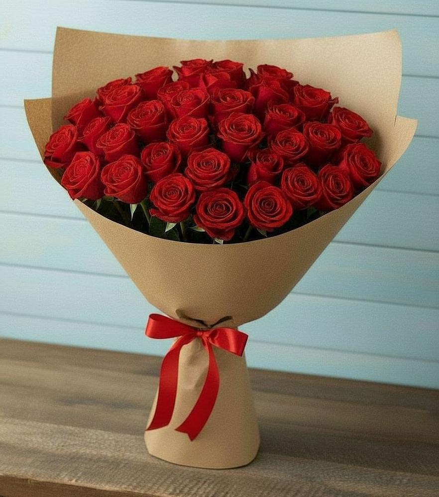 Букет Красные розы Милано в Новогремяченском