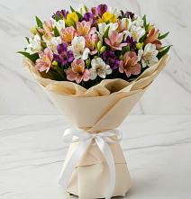 Букет цветов из:  Альстромерии #REPLACE_PRED# Новогремяченском