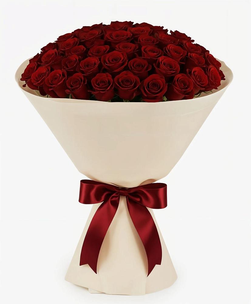 Букет 101 Бордовая роза Блэк Бакарра в Новогремяченском