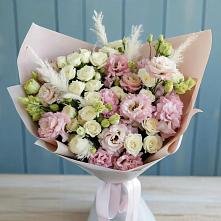 Букет цветов из:  Альстромерии и Розы в Новогремяченском